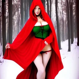 horny, gorgeous red riding hood