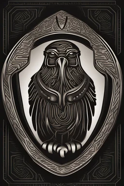 shield fingerprint Horus logo