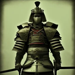 Samurai warrior vintage