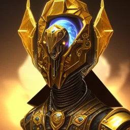 hunter Galaxy treasure moon portrait robotic bloody evil theeth body details 16k warrior gold body dark horn metal silver hybrid Gold Reckt Powerful spike dark render lightning