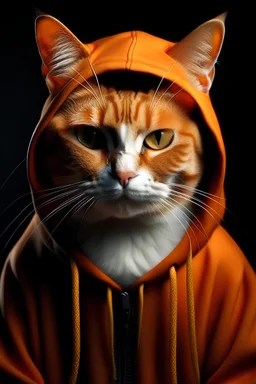 orange eminem cat