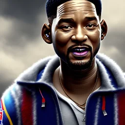 ein perfektes bild von will smith als indianer,portrait,realistic, 3drender, sony alpha 7IIIs