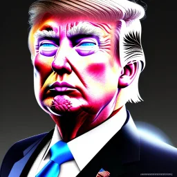 Donald Trump, digital art, portrait