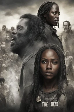 the Walking Dead - The Ones Who Live Rick and Michonne TV show Poster