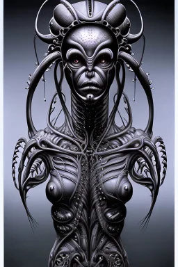 Biomorphic Biomechanical Alien Queen by Giger