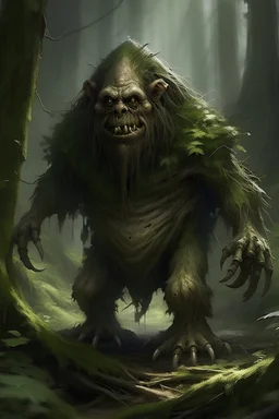 lanky forest troll