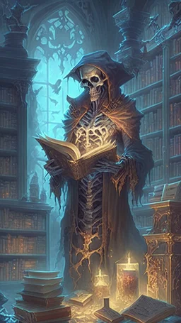 necromancer, library