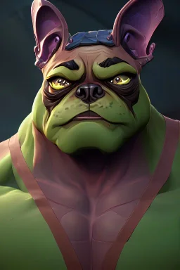 alien french bulldog musculature hulk body HD strong french bulldog hulk marvels Warcraft