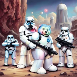 Care Bears infiltrating Imperial Stormtroopers