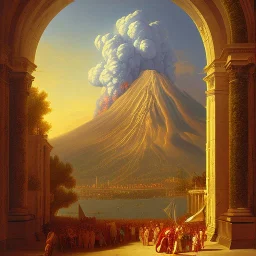  Naples gulf style SCHOOL OF NAPLES SECOND HALF OF THE XIX CENTURY, VESUVIO, ERUPTION