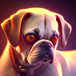 dog, Unreal Engine 5, lens macro, realistic, hyper detailed