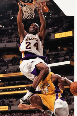 kobe bryant dunking on shaq o neal