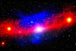 The universe is full of stars and galaxies.