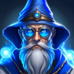 Cyberse wizard using glasses