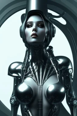 cyberpunk, black latex body, women, body portrai, big boobs, highlight eyes perfect, skin, tron, cyborg, perfekt sexy, real, dream, hr giger