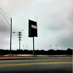 Minimal contemporary abstract oil paintings of desolate 1960s carpark with road markings and concrete fragments. Overlay with grungy typography graphics. style of Justin Mortimer and Francis Bacon.