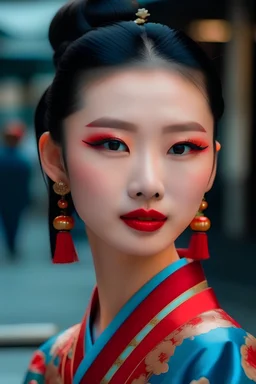 一个典型的现代中国美女