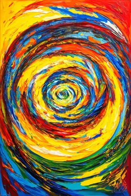 Swirling Vortex; Fauvism; Kinetic Art