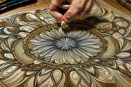 turn all the detailing into traditional designs, leaves, waves, flames, knots, etc.