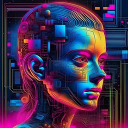 The core of a cuborg Revolutionary AI Art Generator: Transforming house into Visual Spectacles!" This description highlights the cutting-edge nature of using AI to create strange cover art, emphasizing the fusion of technology and creativity to produce captivating visual representations of music in a synthwave and vaporwave style