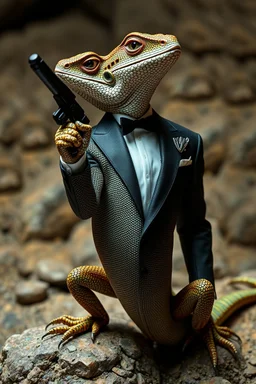 Lizard like James Bond