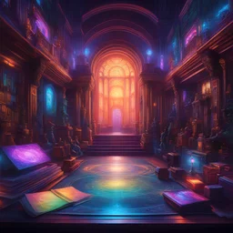 there is no profit when learning is not accompanied by any pleasure, Blended Background ,,colorful8k resolution concept art, Greg Rutkowski,SIXMOREVODKA, pastel color, Nighttime Lighting, digital illustration, 4K, Hyperdetailed, Intricate Details, 3D shading, Art of Illusion