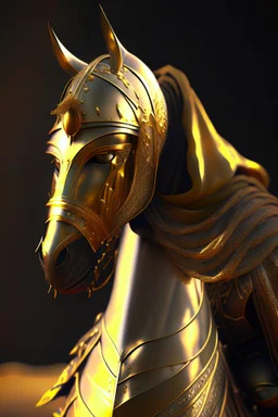 Golden arab Knight 4k