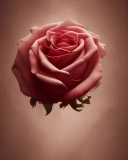 a beautiful rose with faded red color background, hyper realism, hyper details