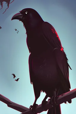 horror gaming crow