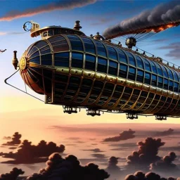 fullbody Drawing of 'sketch of steampunk Airship as in the movie mortal engines(2018)',intricate detail,andrea bonelli,Kilian Eng,Ohrai,evan lee,Aleksandr Sidelnikov,KyuYong Eom,three quarters frontal aerial view,toned colors,32k