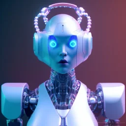 cybernetic robot, 3d ambient,3d depth, neon light,incredible, realistic, incrate detail, unreal engine