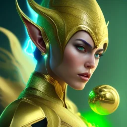 swirl, power surge ,dhalsim as elven yoga master, 4k, Highly Detailed, perfect eyes, Digital Illustration, Cinematic Lighting, Realistic, Sharp Focus, Centered, Beautifully Lit, Bioluminescent by Stanley Artgerm Lau, totally green background, the greenest color