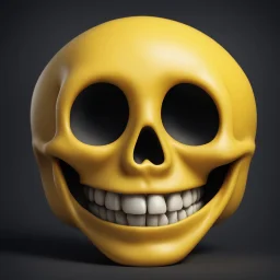 ANATOMICALLY CORRECT SKULL OF A SMILEY FACE