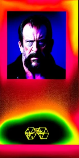 macho fine art portrait of we have seen better days in the style of Kenneth anger, Pythagorean, hypersigil