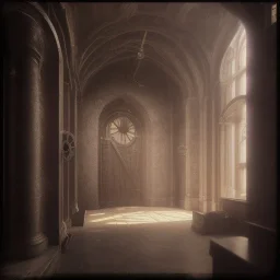 on old church interior where people are crying, scary, steam punk, realistic, made in octane, cinematic, ultra-realistic, extremely detailed octane rendering, 8K, VRAY Super Real ar 2:3, dof photorealistic futuristic 50mm lens hard lighting dark gray tintype photograph, realistic lighting