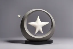 маленькую лунную скульптуру со звездой в качестве украшения