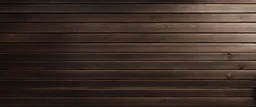 horizontal wooden planks painted dark brown, no gaps
