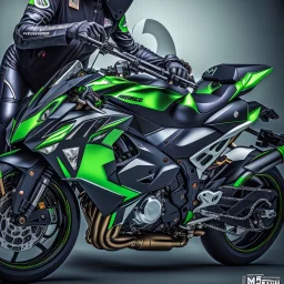 Kawasaki ninja, hyper detailed,ultra detailed,realistic, 8k