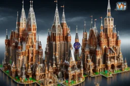 Gothic Metropolis made by lego