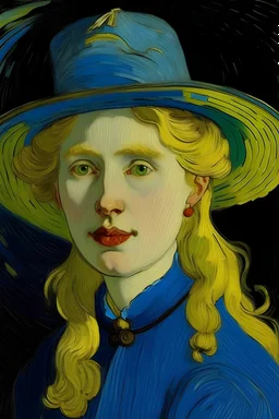 A beautiful lady by Van Gogh