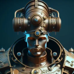 Steampunk statue,unreal engine 5, 8k resolution, photorealistic, ultra detailed