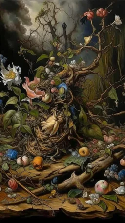 Why do you, not sparing yourself, Wander with your head uncovered? The life of plants is now hidden In these strange stumps of branches, Well, what happened to you, What happened to your soul? How dare you let this beauty, Your precious soul, Go, so that she would wander the world, Bruegel painting style