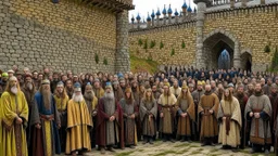 gathering of the northern kings in the castle