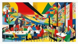 Cafetería de Wassily Kandinsky, ilustración