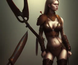 Sexy female warrior