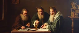 master oil painting by Rembrandt, anti pope
