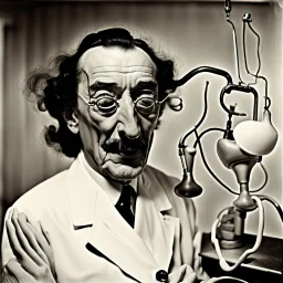 Salvador Dali as a dentist