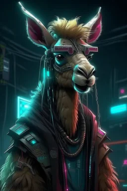 lama cyberpunk