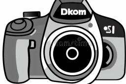 DSLR Camera Photography Vector Vector Illustration