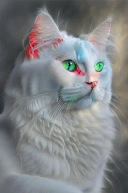 white cat